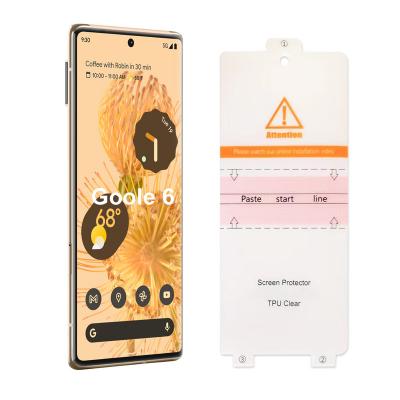 China For Google Pixel 6 pro For Google Pixel 6 Anti Silk Printing TPU Screen Guard High Clear Hdyrogel Film Screen Protector for sale