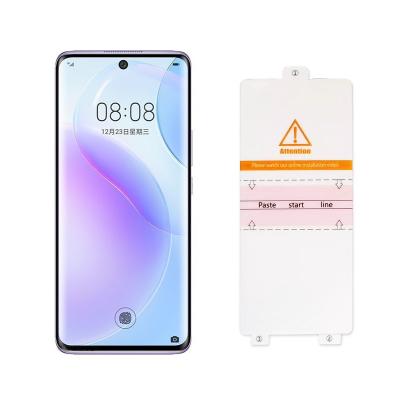 China High Quality Soft Curved Front Screen Protector HD Full Cover Mobile Phone TPU Curved Clear Film For Huawei Nova 8/9 for sale