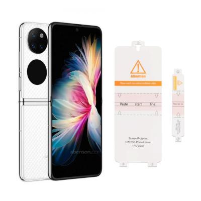 China New Technology Mobile Phone Folding Mobile Phone Hd Screen Full Coverage 3D Tpu Screen Protector For Huawei P50 Pocket for sale