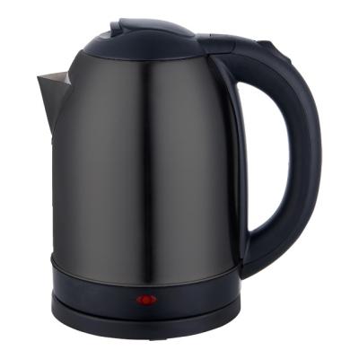 China 360 Degree Large Diameter Rotation Base Black Painted Electric Kettle 1.8L Large Capacity 360 Degree Rotation Easy To Clean for sale