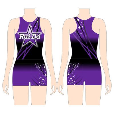 China Customized custom 2022 cheer dance wear cheerleading all star dance wear rhinestones grow top cheer uniforms kids practice wear for sale