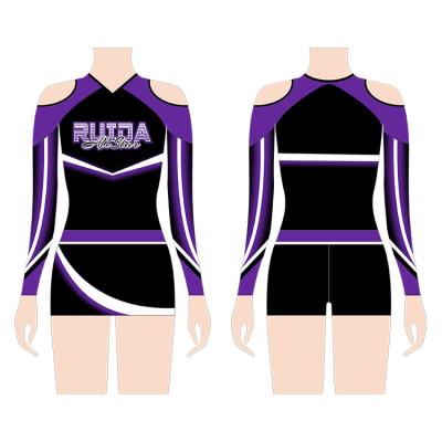 China Polyester+Spandex 2022 New Fashion Cheerleading Outfits In Best Price LOW MOQ Women Cheerleading Uniform for sale