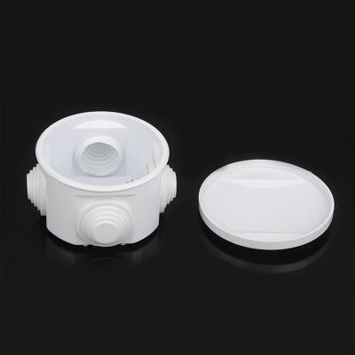 China 50x50mm ABS Electronic Junction Box Hole With Rubber Stopper Sealed Box Dustproof Te koop