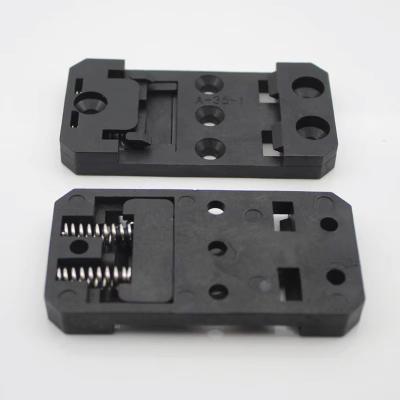 China A-35-1 PA66 DIN Rail Bracket Plastic Clip Guide Rail Buckle Of Simple PCB Circuit Board Mounting Bracket DIN Rail Mounting PCB Carrier PCB Bracket for sale