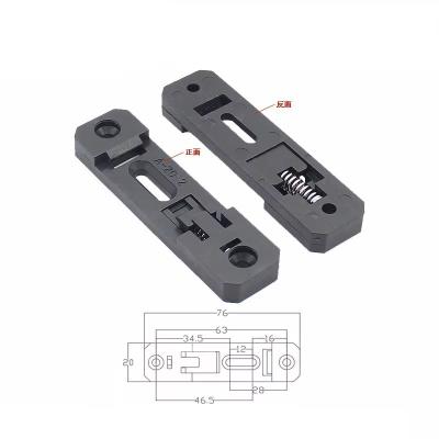 China 35mm Din Rail Clamp Fijo, Universal DIN Rail Mount Clip Snap In DIN Rail Montar soporte PCB DIN C45 Adaptador de montaje de tren de montaje de PCB soporte de montaje de soportes 20mm ancho en venta