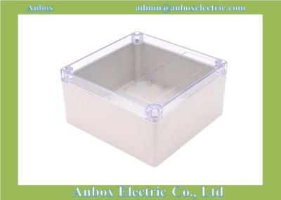 China Drill Holes 192*188*100mm Clear Lid Enclosures for sale