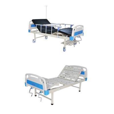 China 3 Function 2 Double Crank Cheap Rolling Hospital Bed With Pot-hole Prices for sale