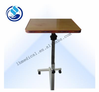 China Portable Cheap Height Adjustable Dining Table For Patient for sale