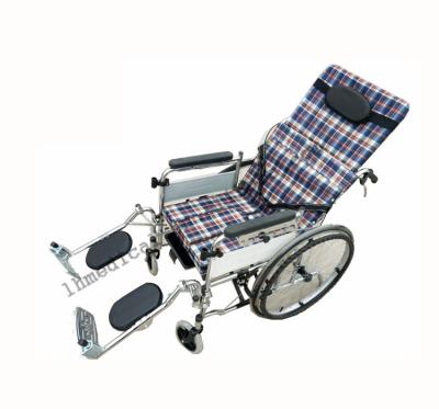 China Foldable Lightweight Folding Aluminum Cheapest Wheelchair For Handicapped for sale