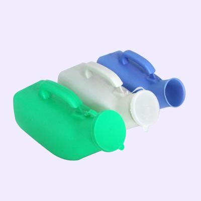 China Outdoor male urinal with cover disposable translucent Plastic Urine Pot for sale