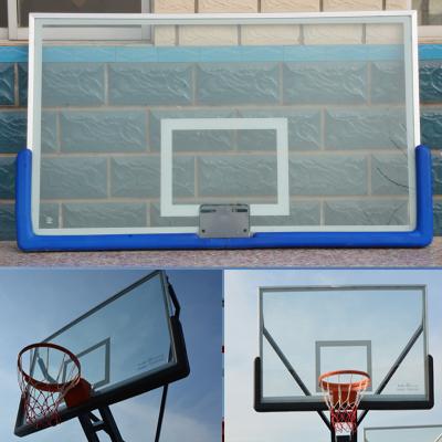 China Good Quality Full Size Fiberglass Basketball Backboard With Laminated Glass for sale