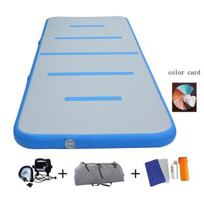 China 10ft 13ft 16ft 20ft Inflatable Soft Air Floor Gymnastic Air Tumbling Tracks for sale