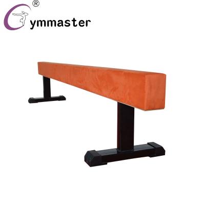 China Suede cover+wood core+crossed gym suede cover+wood core+crossed wood core height balance beam for kids exercising with CE certification for sale