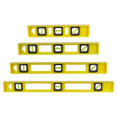 China 2021 Hot Plastic High Accuracy Calibration Plastic Spirit Level for sale