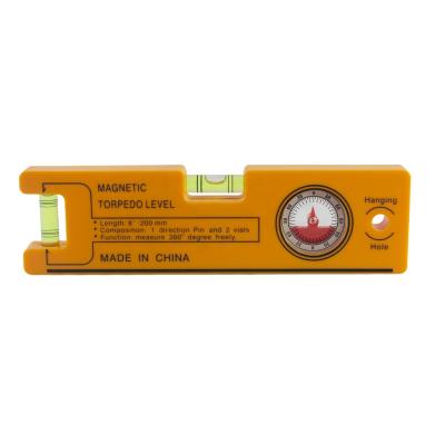 China NEW Magnetic Designing Plastic Torpedo Level 200mm With Scale for sale