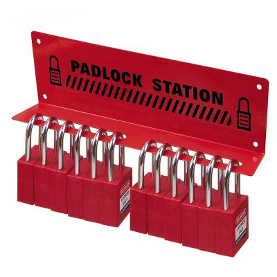 China Lockout Tagout Kit Carbon Steel Combination Padlock Station for sale