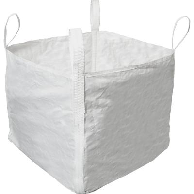 China 1 Ton PP Woven Builders Garden Industrial Waste FIBC Bulk Bag 900 x 900 x 800mm OEM EN ISO21898 for sale