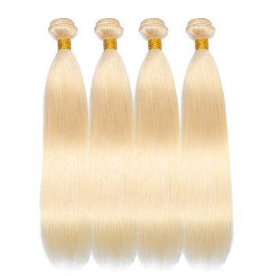 China 613 Curly Blonde Curly Blonde Hair 10A Virgin Brazilian Straight Hair Bundles Wholesale Seller For Black Women Hair Extensions for sale