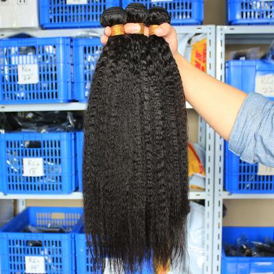 China Full & Thick Wholesale Cuticle Aligned Brazilian Straight Curly Human Hair Extensions Raw Virgin Hair Cheap Bundles for sale