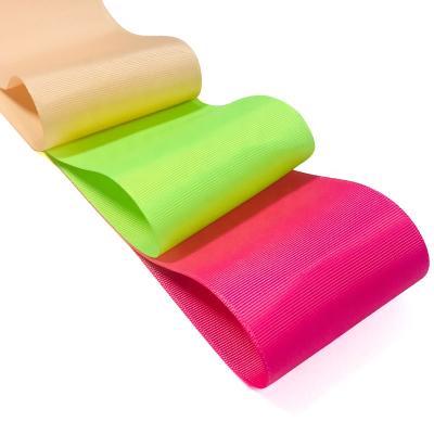 China High tenacity factory wholesale 3 inch 75mm solid color grosgrain ribbon for bows for sale