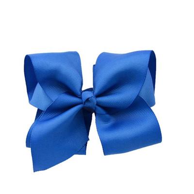 China Eco-Friendly Fashion Jojo Bows 8 Inch Ribbon Hair Hangers With Clip For Girls for sale