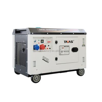 China Best brands16 horsepower 8kw mobile construction super silent diesel generator DG10500SE all purpose for sale