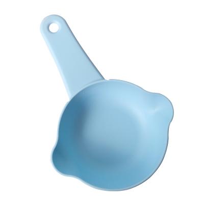 China Small Sustainable Pet Cat Food Spoon Lemon Plastic Cat Dog Cat Litter Scoop Litter Scoop for sale