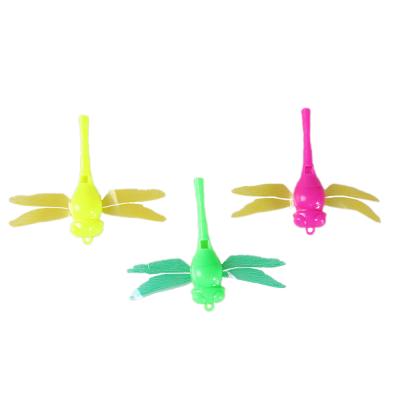 China Toy Bulk Toys Wholesale Plastic Cute Dragonfly Shape Whistling Toy Eggs Toy For Children for sale