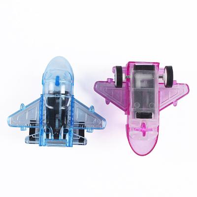 China Factory Direct Selling PP Plastic Pull Back Toys Best Promotional Cheap Pull Back Selling Cute Little Plane for sale