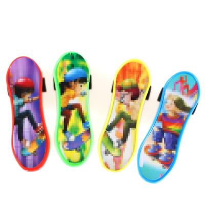 China Custom Plastic Mini Kids Finger Skateboard For Halloween / Cheap Mini Finger Scooter Toys for sale