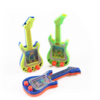 China Toy China Wholesale Promotional Cheap Mini Funny Guitar Shape Ring Throwing Water Game Toys For Kids for sale