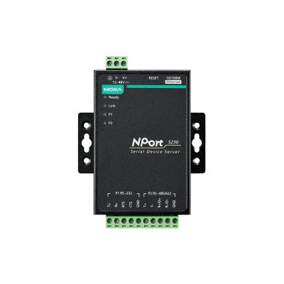 중국 MOXA NPort 5230 2포트 장치 서버 1 RS-232 및 1 RS-422/485 포트 NIB 0 ~ 55°C 판매용