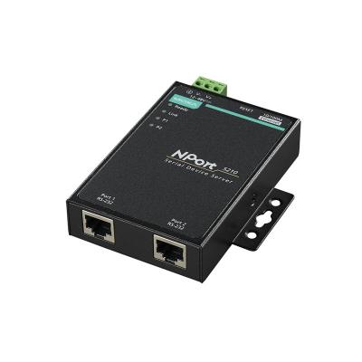 중국 MOXA NPort 5210 2-포트 RS-232 이더넷 인터페이스 10/100Base와 함께 일련 장치 서버 판매용