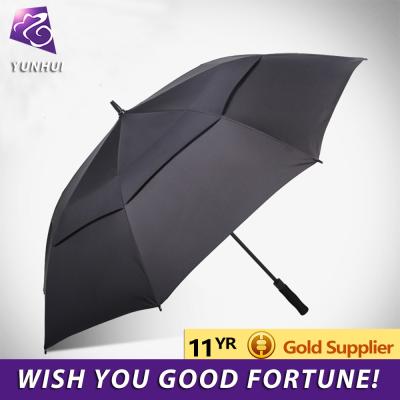 China Promotional Nylon Golf Umbrella Golf Umbrella Underground Windproof Large 190T Rainbow Golf Umbrella for sale