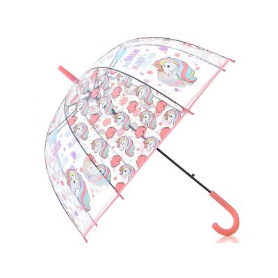 China Folding Lucky Hand World&'S Shining Customize Nice Bubble Kids Folding Clear Umbrella for sale