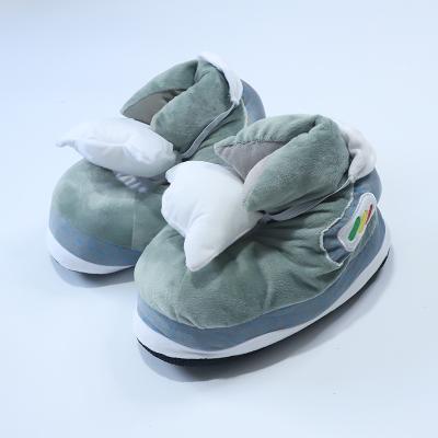 China Fashion Trend Winter Plush Slippers Bars Slippers Bread Slides Sandals Indoor Warm Soft Comfortable Slippers Indoor Sneakers for sale