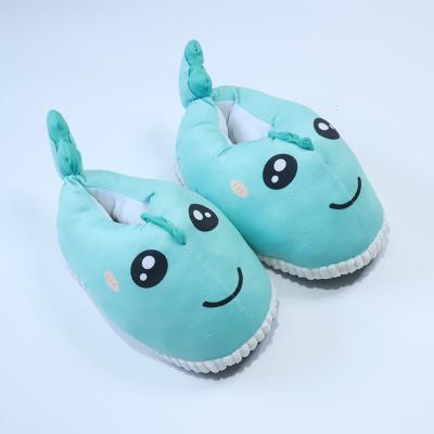 China Fashion Trend Womens/Mens Winter Cotton Shoes Cute Cartoon Plush Shoes Animal Warm Home Woman Male Foam Sneakers Bread Chunky Slippers for sale