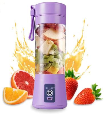 China Portable Rechargeable Personal Handheld Electric Blender Juicer Mini USB USB Blender Rechargeable Juicer with USB 2 4 6 Blades for sale