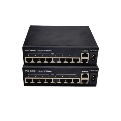 China GUANGYUANDA POE Switch 120W 10/100M 8CH PoE Over Ethernet Switch For CCTV Security Camera System for sale