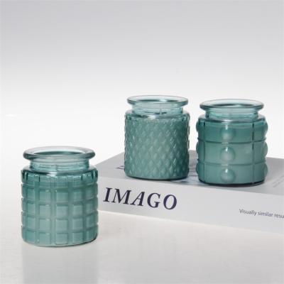 China Clear Glass Candle Jars Eco - Friendly For Candle Making Cork for sale