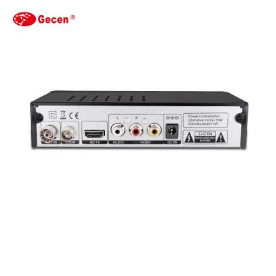 China Support WIFI USB Optional Gecen HDTR-870P14k DVB T2 H.265 TV Box Set Top Box Satellite TV Receiver for sale