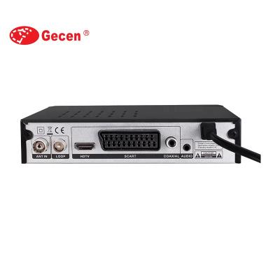 China Optional WIFI USB Support Gecen HDTR-875P4 4k DVB T2 H.265 TV Box Set Top Box Satellite TV Receiver for sale