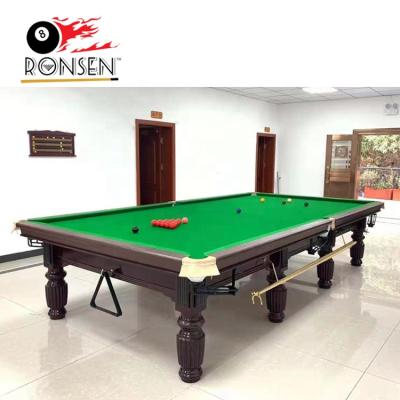 China China Real Leather Cheap Price And High Quality 10ft 12ft Billiard Table With Free LED Light for sale