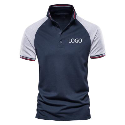 China Anti-wrinkle OEM logo 100% cotton polyester man high quality custom work printing camisas uniform men's golf polo shirt with embroidery for sale