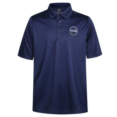 China 100% Polyester custom work Anti-wrinkle cotton OEM logo uniform camisas men's golf polo shirt for sale