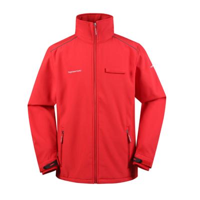 China Custom made breathable high quality outdoor waterproof bomber red wind breaker softshell winter softshell fleece jacket for sale