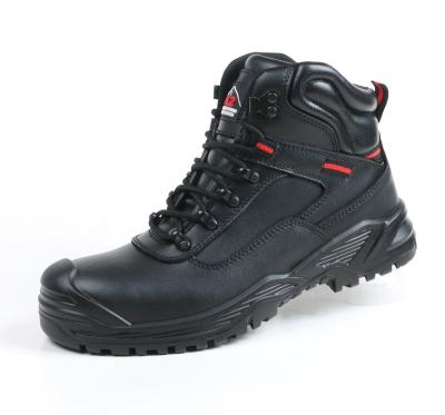 China Breathable Construction Leather Steel Toe Waterproof Men Steel Toe Work Safety Shoes for sale