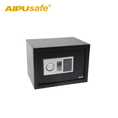 China AIPU DW-25B Solid Steel Home and Office Electronic Safe Safe Box / with Aluminum Keypad Panel / Security Storage Box for sale