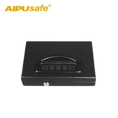 China PMPB-62E solid steel gun safe car safe AIPU/hidden box/portable gun case/gun safe for sale