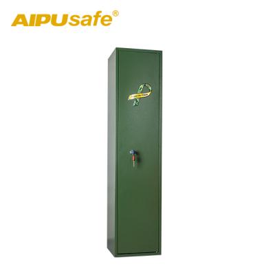 China Gun Storage AIPU Key Lock Gun Cabinet MG5914K No Fireproof Long Gun Safe / 6 Gun Safe Storage for sale